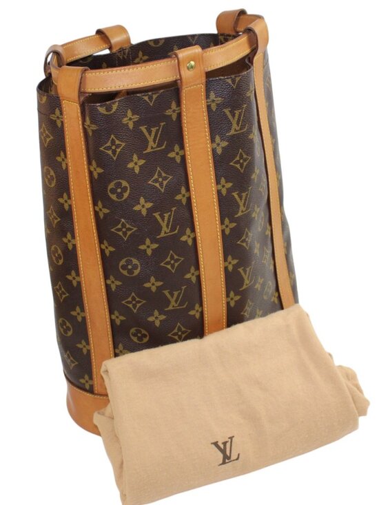 Louis Vuitton Randonnée PM Monogram Coated Canvas Bucket Style Backpack main image 14
